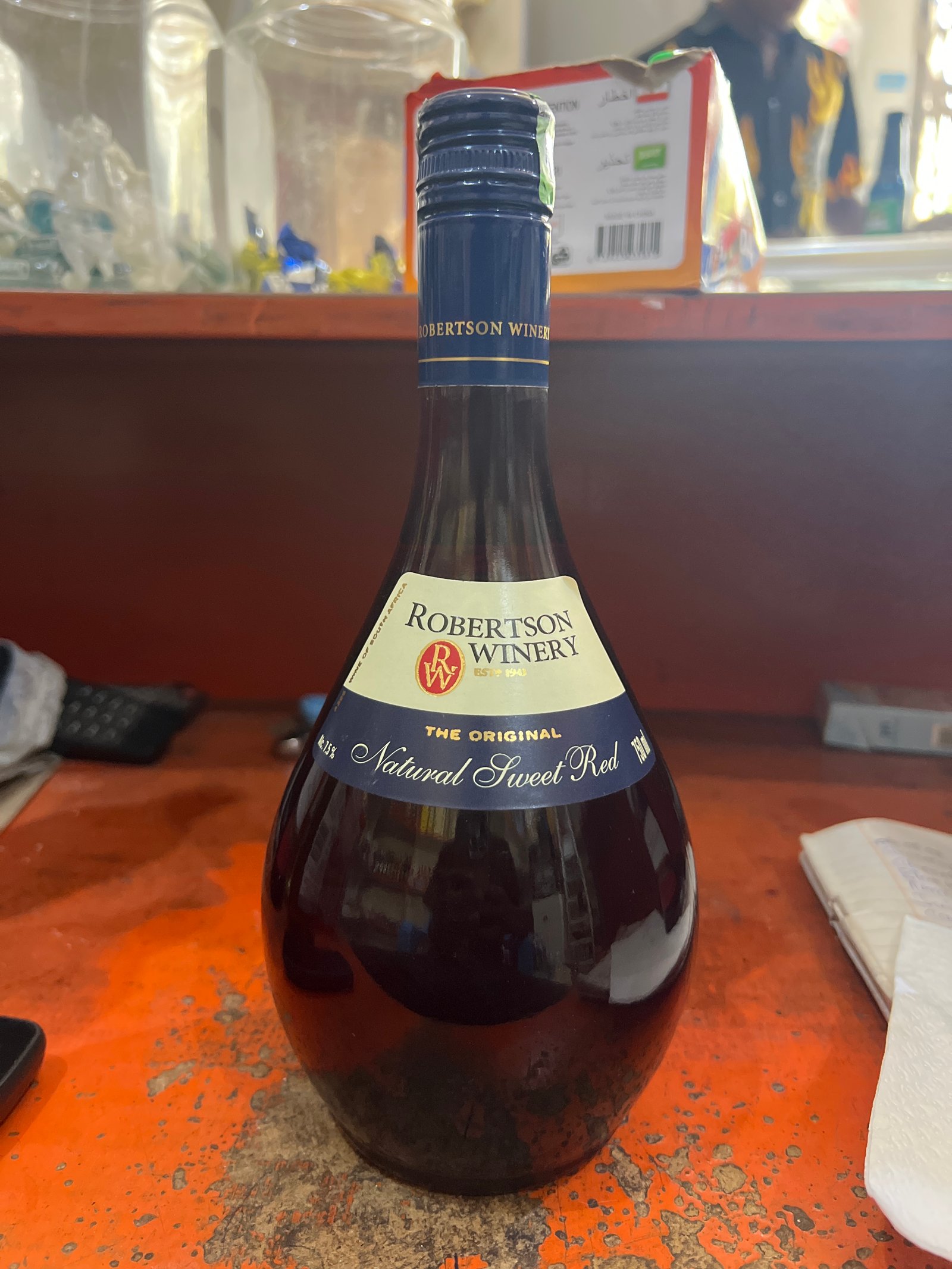 Wine Robertson winery natural sweet red 750 ml